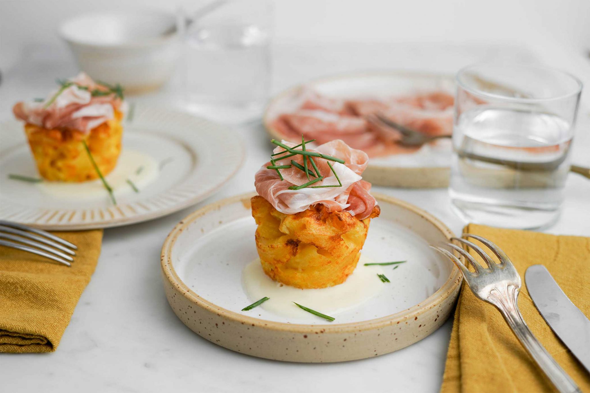 muffin di pasta avanzata
