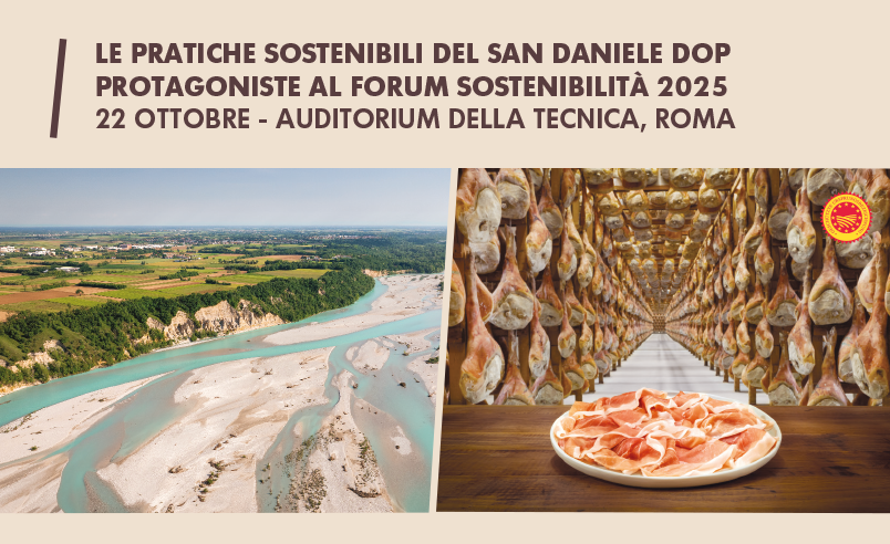 Le pratiche sostenibili del San Daniele DOP al Forum Sostenibilità 2025
