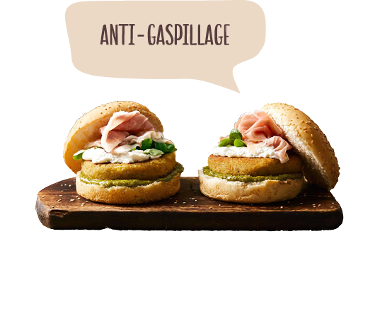 Burger aux pois chiches et aux restes de brocoli
